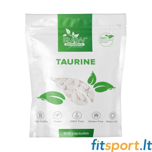 Rohpulver Taurin 500 mg 100 Kapseln. 